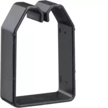 Hager BA6 Johdonpitoklipsi johdotuskanavalle 60x40 mm, PVC, musta, 50 kpl (B600403)