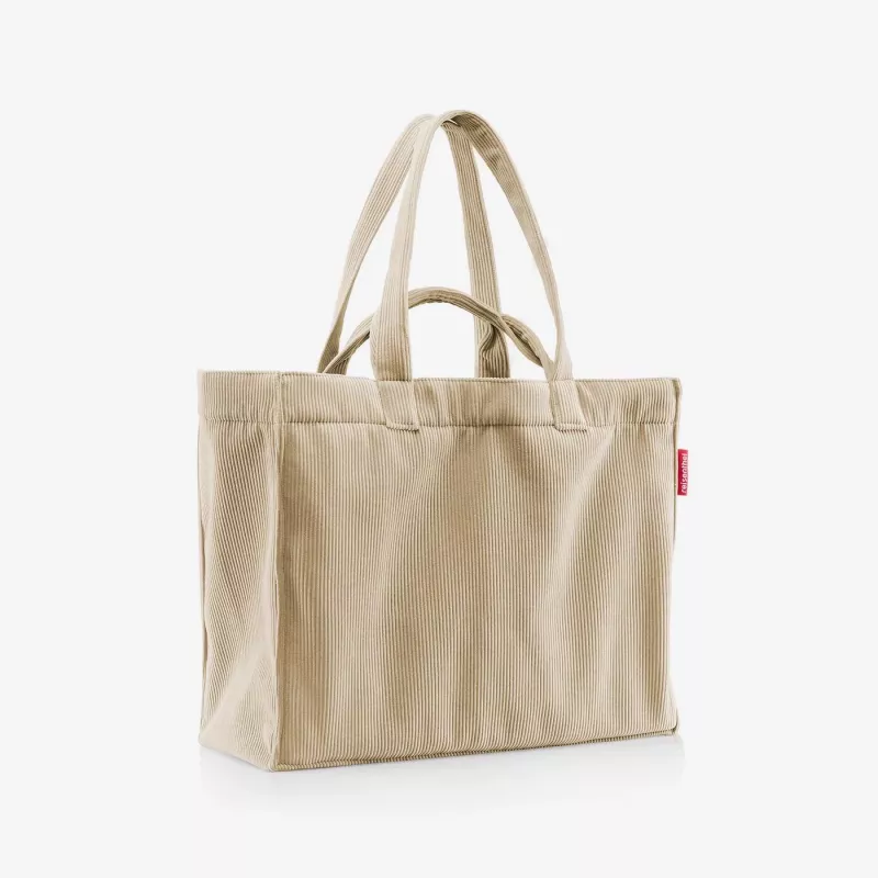 reisenthel Softshopper Cord Sand olkalaukku GR6052 polyesteri 28 litraa