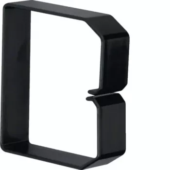 Hager B800803 musta PVC-kaapelikanava 80x80 mm 2 m