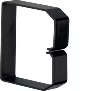 Hager B800803 musta PVC-kaapelikanava 80x80 mm 2 m