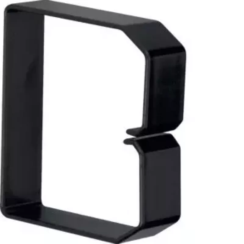 Hager B800803 musta PVC-kaapelikanava 80x80 mm 2 m