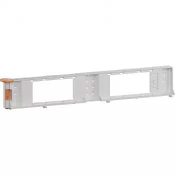 Hager BKGGT60 laiteteline BKG/BKB-rintamakanavalle, 45 mm, 60 mm korkeus, sinkitty teräs