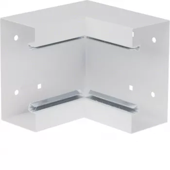 HAGER BRS651304 vws sisäkulma perusprofiilista 68x130 mm teräslevy liikennevalkoinen RAL 9016 BRS6513049016