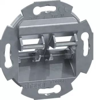 HAGER GMDM102 asennuskehys 2-moduulinen GZDM2 RJ45 -moduuleille