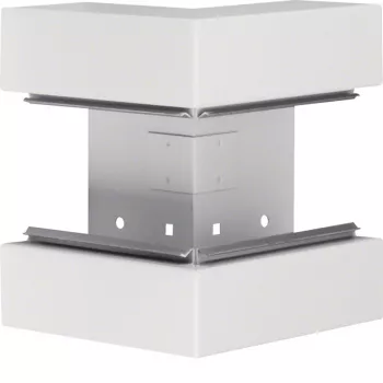 HAGER BRS6517039016 ulkokulma BRS-rintamakanavalle 170x68 mm, puhtaanvalkoinen