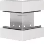 HAGER BRS6517039016 ulkokulma BRS-rintamakanavalle 170x68 mm, puhtaanvalkoinen