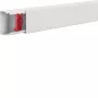Hager LFS4006009016 teräksinen johtokanava 40x60mm liikenteenvalkoinen 2m
