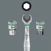 Wera 8100 SA 13 Zyklop Speed räikkäpää 1/4 tuuman kiinnitys, 152 mm, kromi-vanadiini 05004022001