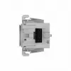 Hager Winsta suko-pistorasia Dual USB-C PD 20W laturilla, polarvalkoinen GS17019016