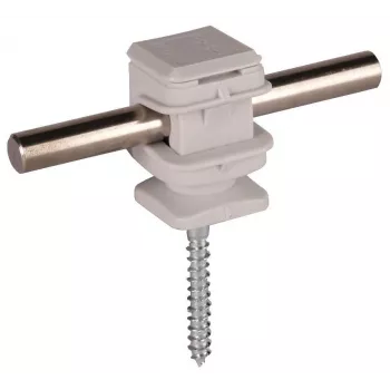 DEHN 204006 johdinpidike 8 mm pyöreälle langalle, harmaa