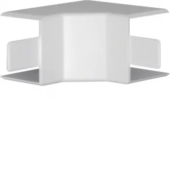 Hager LF3003049016 Sisäkulma LF 30x30 mm kanavalle, halogeeniton PC/ABS, liikennevalkoinen