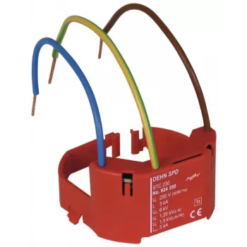 DEHN STC 230 ylijännitesuojalaite tyyppi 3, 230 V, liitinliitäntä, punainen 924350