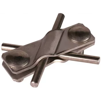 DEHN SV-puristin NIRO suojapotentiaalintasauspuristin pyöreälle johtimelle 7-10 mm, ruostumaton teräs, 308229