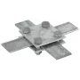 DEHN 318033 ristiliitin litteälle johtimelle 30x3-4 mm, kuumasinkitty teräs