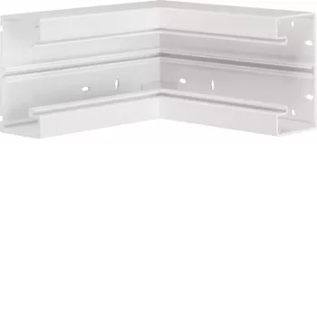 Hager BR6513049016 sisäkulma 130x68 mm kaapelikanavalle, puhtaanvalkoinen