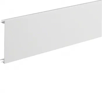 Hager BRA12029016 kanavan kansi BRA-sarjalle, 120 mm leveys, 2000 mm pituus, liikennevalkoinen (RAL 9016)