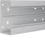 Hager BR6517017035 parapettikanavan alaosa, etupuoli, PVC, BR 65x170mm, OT 80mm, vaaleanharmaa