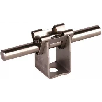 DEHN 207009 ruostumattomasta teräksestä valmistettu johdinteline 8 mm pyöreälle johtimelle, 20 mm korkeus