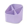 HAN X-LOOP kynäteline pastellinvioletti muovi 4 lokeroa 11,1 x 11,1 x 10,5 cm (17238-887D)