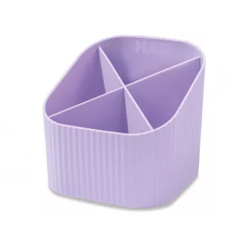 HAN X-LOOP kynäteline pastellinvioletti muovi 4 lokeroa 11,1 x 11,1 x 10,5 cm (17238-887D)
