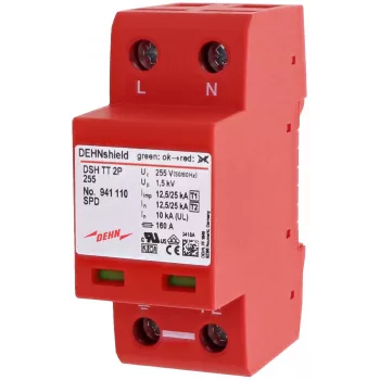 DEHN DEHNshield DSH TT 2P 255 tyyppi 1+2 salamanvirtasuoja 941110