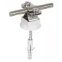 DEHNclip johdinteline NIRO pyöreälle langalle 8-10 mm, ruostumaton teräs 274160