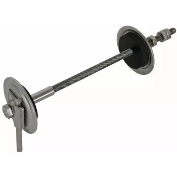 DEHN 478430 maadoituksen seinäläpivienti, säädettävä 300-500 mm, ruostumaton teräs