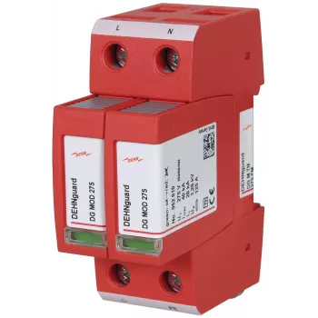 DEHN DG M TN 275 FM Type 2 ylijännitesuoja 2-napainen 275V AC 40kA