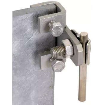 DEHNclip potentiaalintasausliitin 372219 vaakasuora ruostumaton teräs pyöreälle 8-10mm ja litteälle 30x3,5mm johtimelle