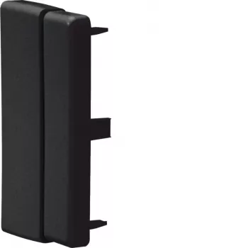 HAGER LFF6011069011 säädettävä päätykappale 60x110 mm kaapelikanavalle, grafiitinharmaa