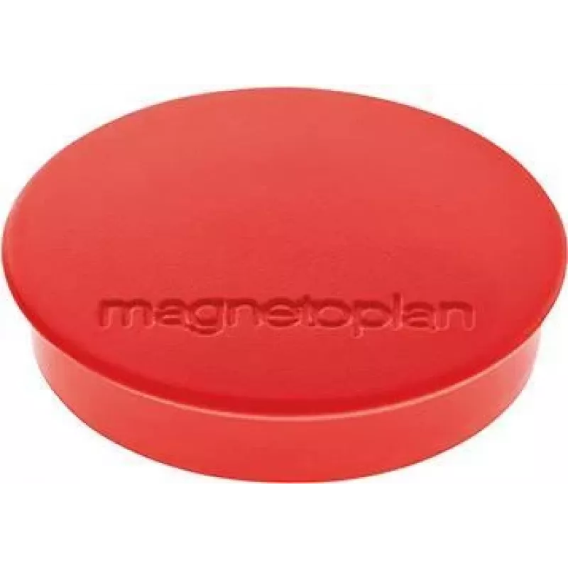 Magnetoplan Discofix pyöreä magneetti standardi, punainen, ferriittitäysydin, 0,7 kg pitovoima (1664206)