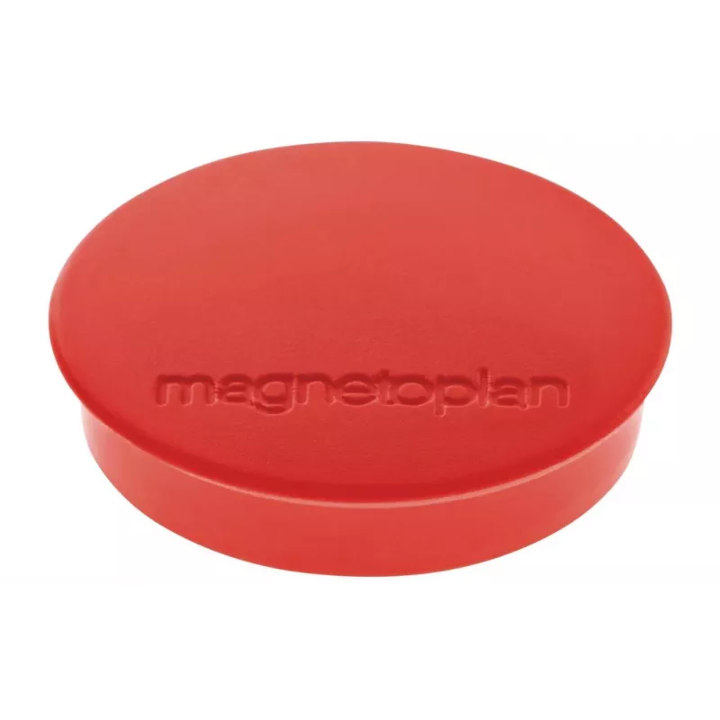 Magnetoplan Discofix pyöreä magneetti standardi, punainen, ferriittitäysydin, 0,7 kg pitovoima (1664206)