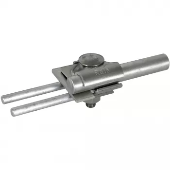 DEHN ukkosenjohdintangon liitin 16 mm tangolle ja 8-10 mm johtimelle, alumiini 380116