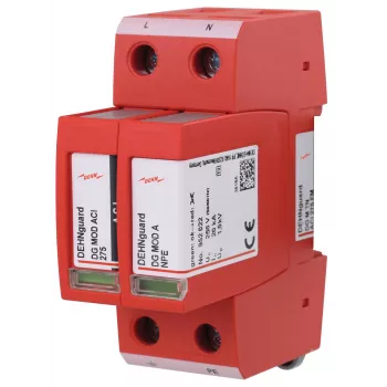 DEHN DEHNguard M TN ACI 275 FM tyyppi 2 ylijännitesuoja 2-napainen 275V kaukovalvonnalla 952220