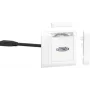 Hager GMSET019016 HDMI-laitemokkula jalkalistakanavajärjestelmiin