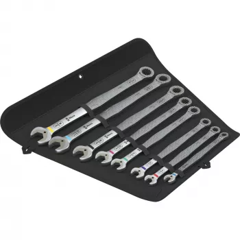 Wera 6007 Joker Imperial 8-osainen yhdistelmälenkkiavainsarja, 5/16 inch–3/4 inch, kromimolybdeeniteräs, tekstiililaukku 05020385001