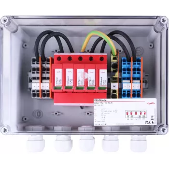 DEHN 900923 DCU 2 YPV 1100 2M 2S PV-string-combiner-box ylijännitesuojalla, IP65, 2 MPPT, 2 stringiä per MPPT