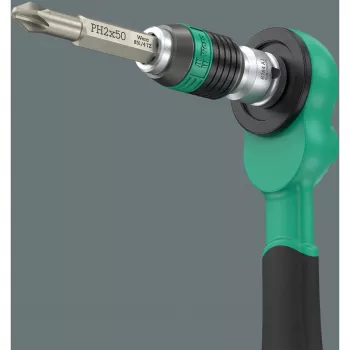 Wera 8100 SA 15 Zyklop vaihtosuuntaräikkä 1/4 inch vääntiö, kääntyvä pää ja Kraftform-kahva 05005542001