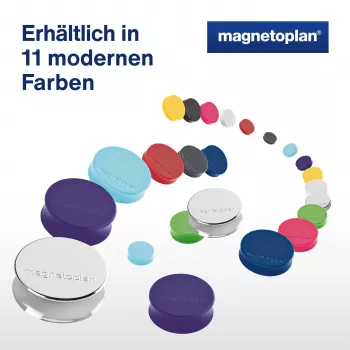 MAGNETOPLAN HOLTZ magneetti Ergo Medium 1664018 30mm pinkki 10 kpl