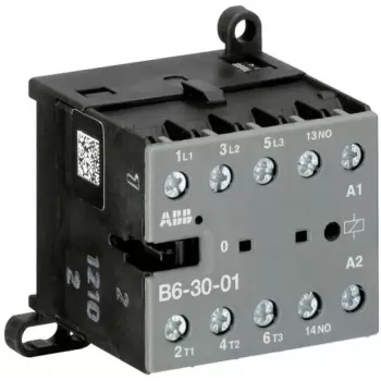 ABB B6-30-01 minikontaktori 220-240V AC 3NO+1NC 6A GJL1211001R8010