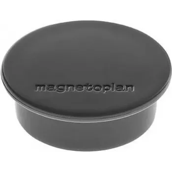 MAGNETOPLAN HOLTZ Discofix pyöreä magneetti, musta, ferriitti täytemateriaali, 2,2 kg pitovoima, 30 mm, 10 kpl:n pakkaus (1662012)