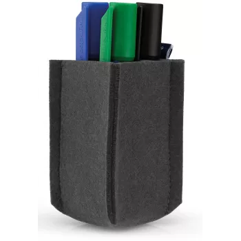 magnetoplan magnetoTray pieni kynäteline, harmaa huopa, 100% kierrätettyä PET, magneettinen 1227601
