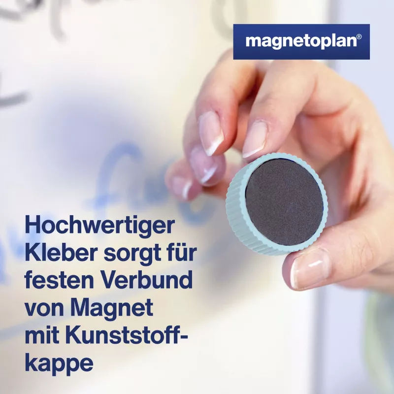 MAGNETOPLAN HOLTZ Discofix pyöreä magnum-magneetti, sininen, täysferriittisydän, 2,0 kg pitovoima (1660003)