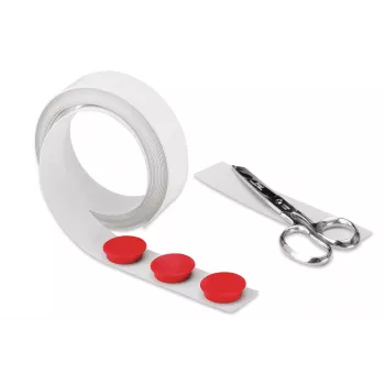 Magnetoplan magneettinauha valkoinen itseliimautuva 35 mm x 5 m joustava metallinauha asennukseen 5705105