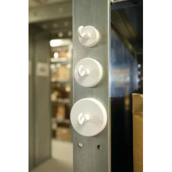 Magnetoplan 52625 yleiskoukku seinään, sisäkäyttöön, valkoinen (1 kpl)