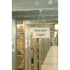 Magnetoplan 52625 yleiskoukku seinään, sisäkäyttöön, valkoinen (1 kpl)
