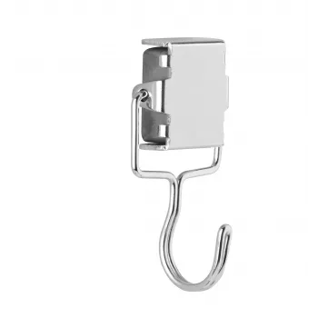 Magnetoplan metallinen koukkumagneetti, hopea, 28 x 30 mm, 1,5 kg pitovoima, 1 kpl (16667)