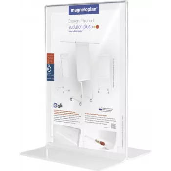 MAGNETOPLAN HOLTZ akryylinen pöytäteline DIN A3 pysty kristallinkirkas kaksipuolinen 297 x 420 mm (43115)