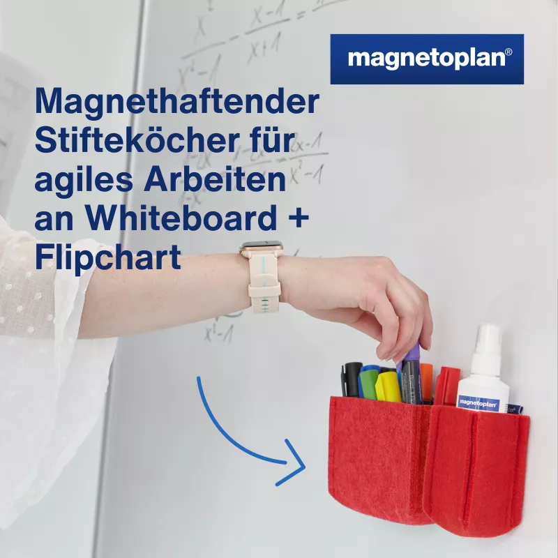 magnetoplan kynäteline magnetoTray big 1227706 punainen (1227706)