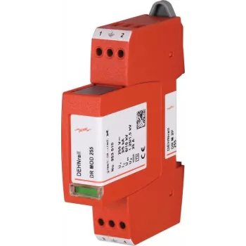 DEHNrail DR M 2P 255 tyyppi 2 ylijännitesuoja, 2-napainen, 255 V AC, 40 kA, DIN-kisko 953200